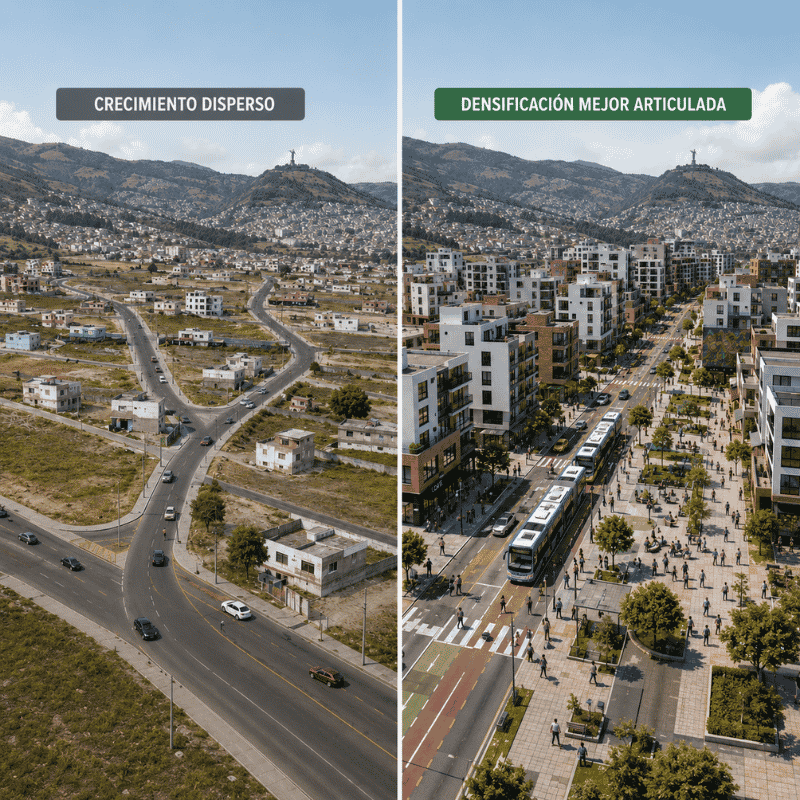densificación urbana en Quito